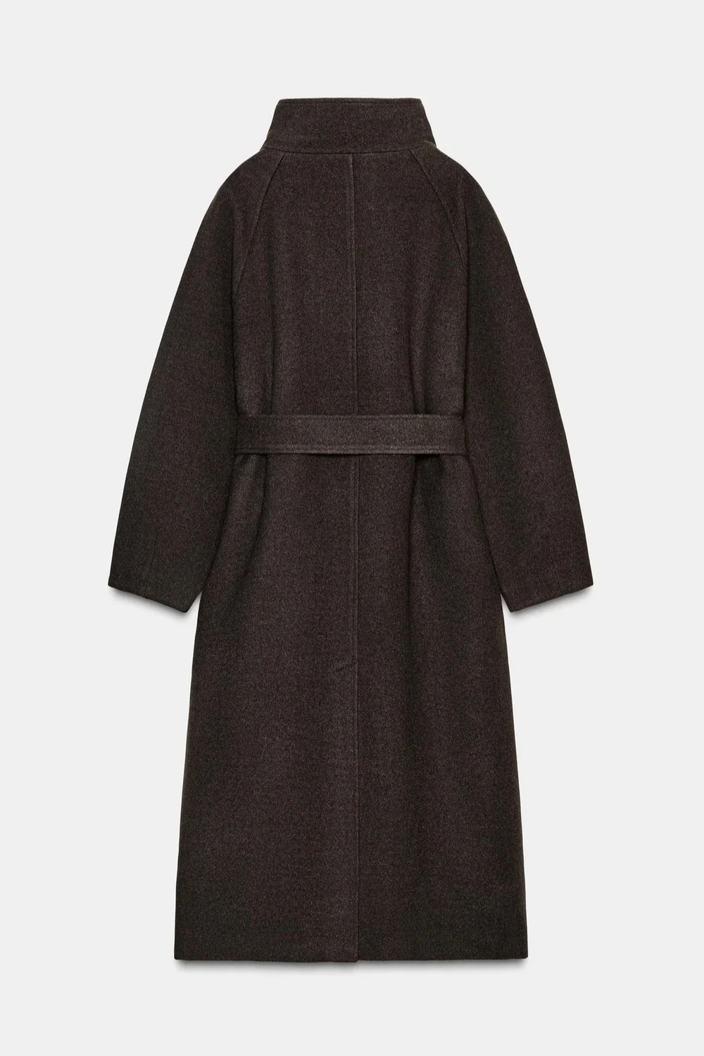 Eleanor High-Neck Wrap Coat