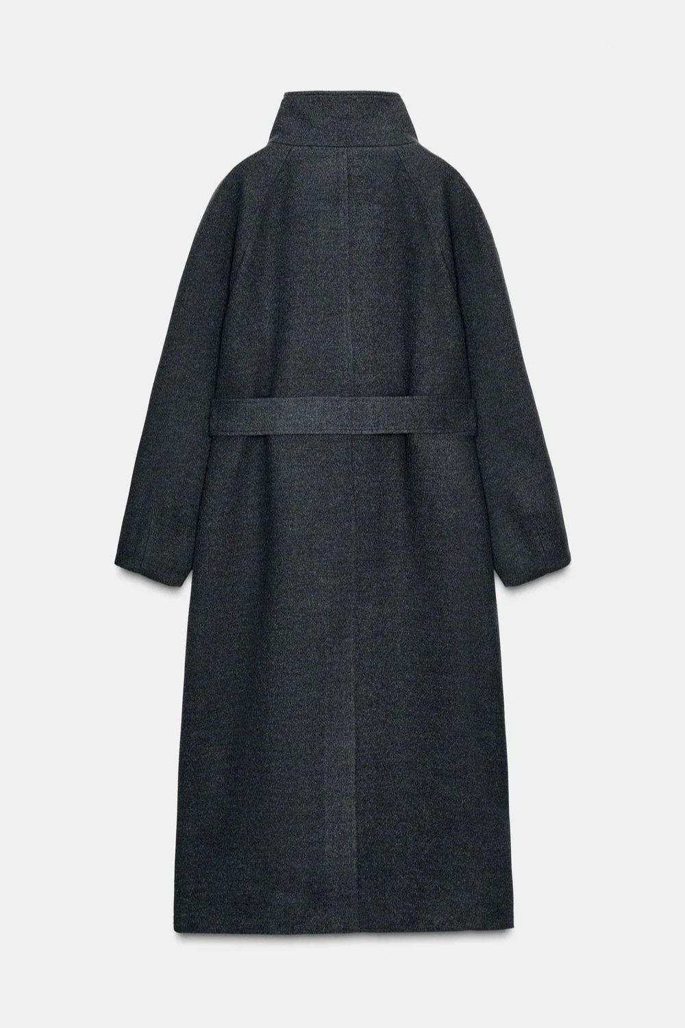 Eleanor High-Neck Wrap Coat