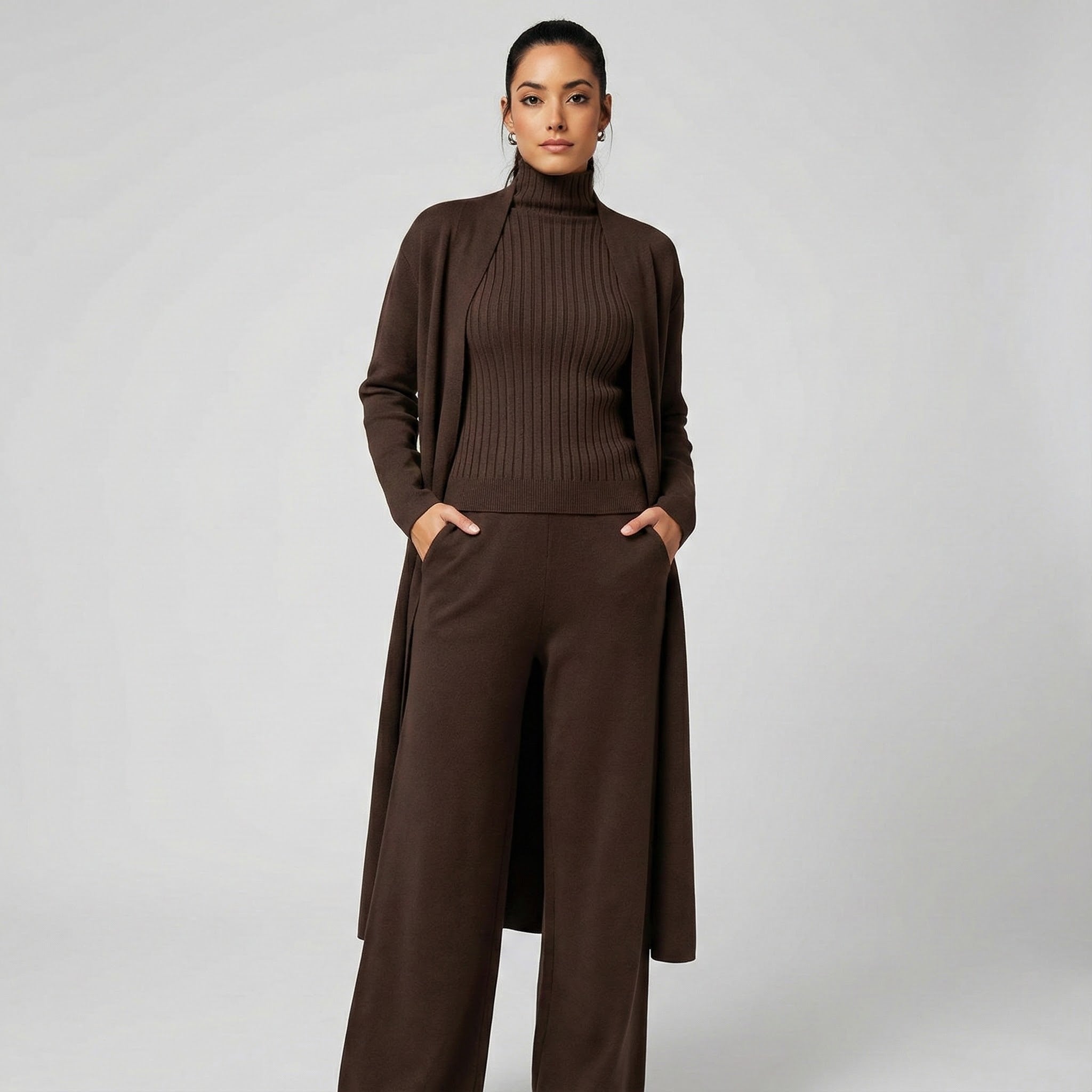 Maria™ – Luxury Three-Piece Knit Lounge Set