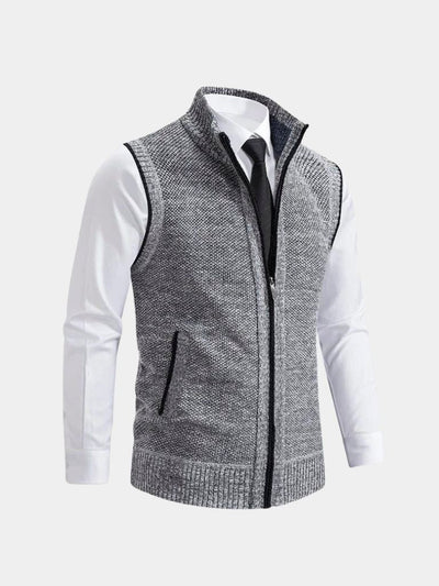 Elegant Full-Zip Gilet – Viretti
