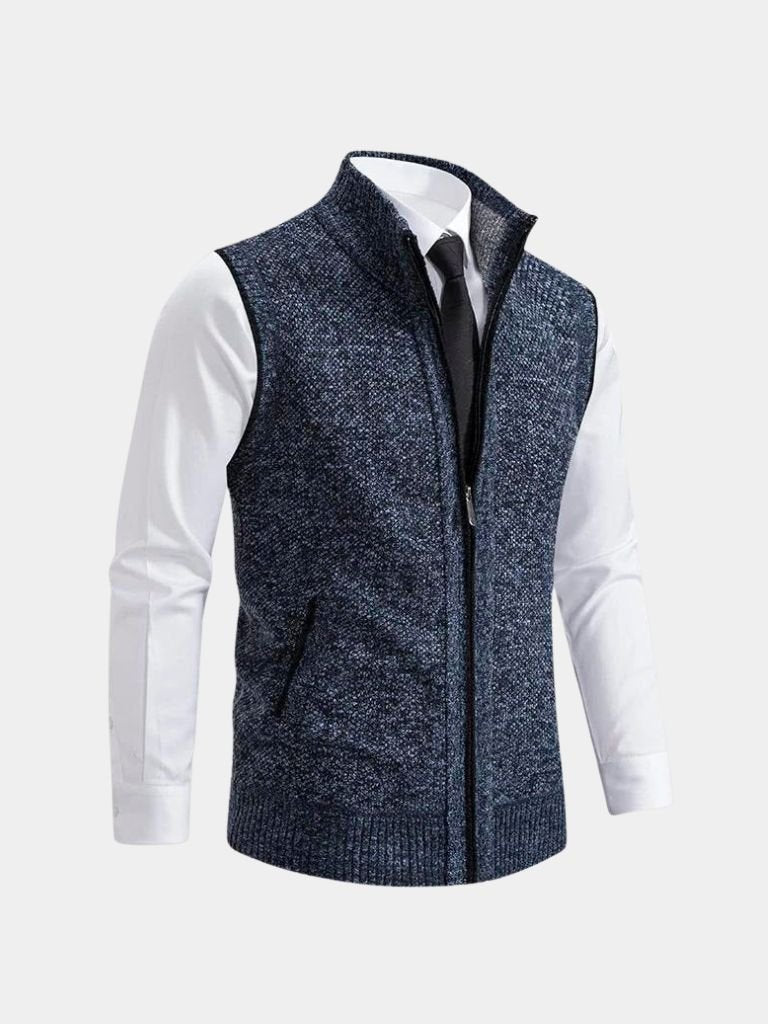 Elegant Full-Zip Gilet – Viretti
