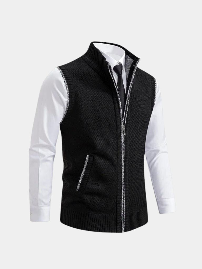 Elegant Full-Zip Gilet – Viretti