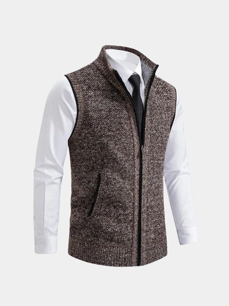 Elegant Full-Zip Gilet – Viretti