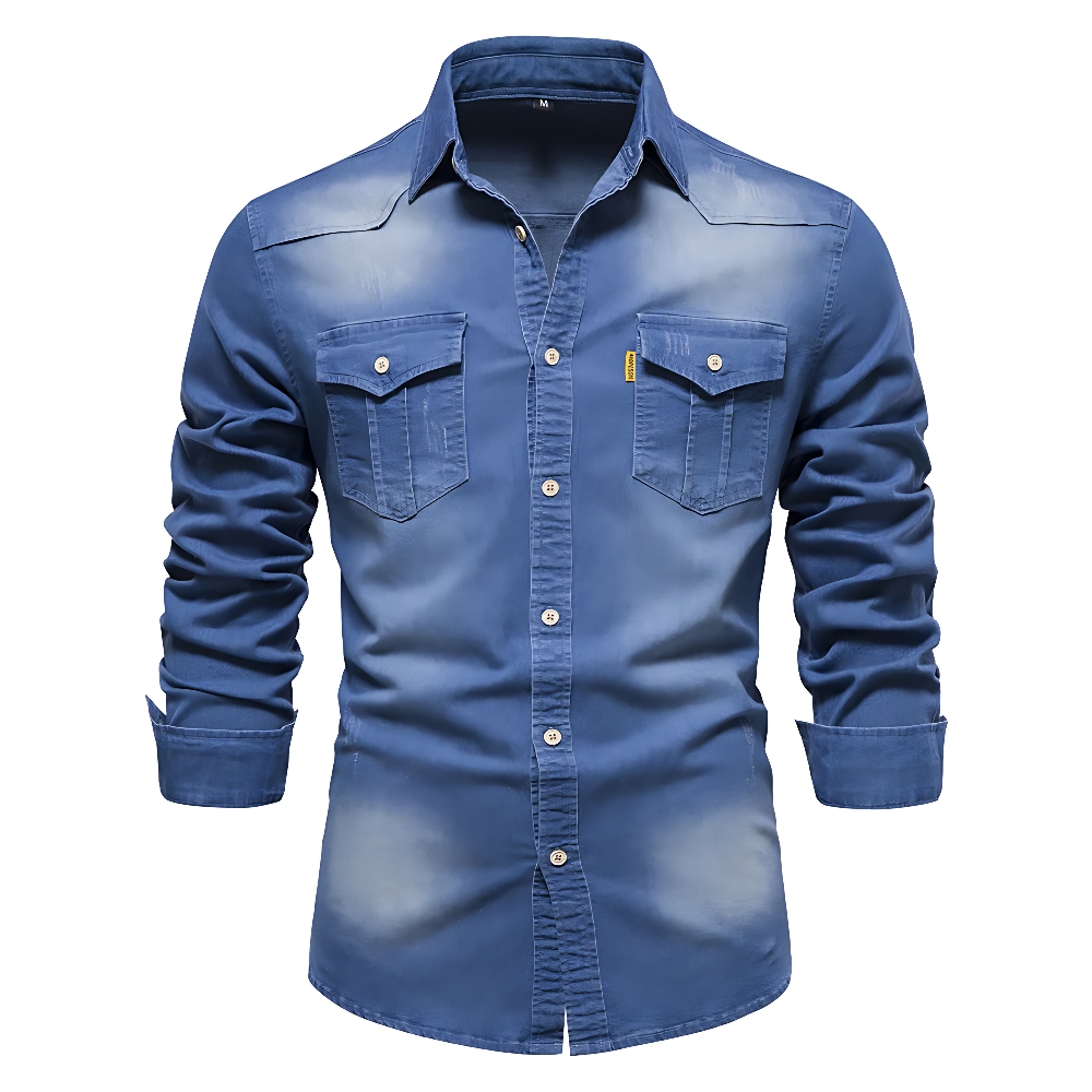 Redford™ | Premium Cotton Denim Shirt